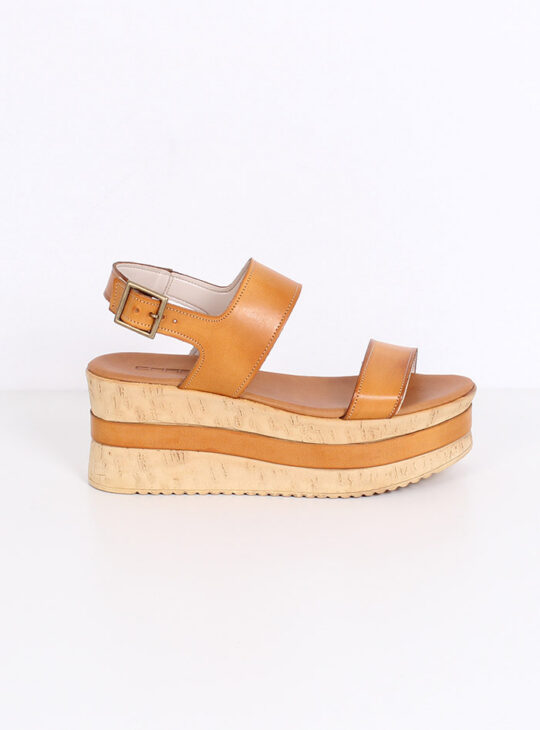 Δερμάτινο Ταμπά Σανδάλι Με Λουράκι