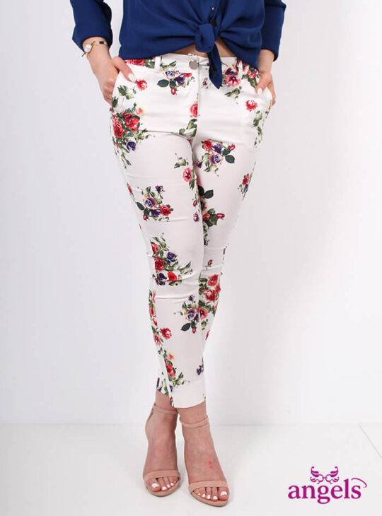 Floral Υφασμάτινο Παντελόνι