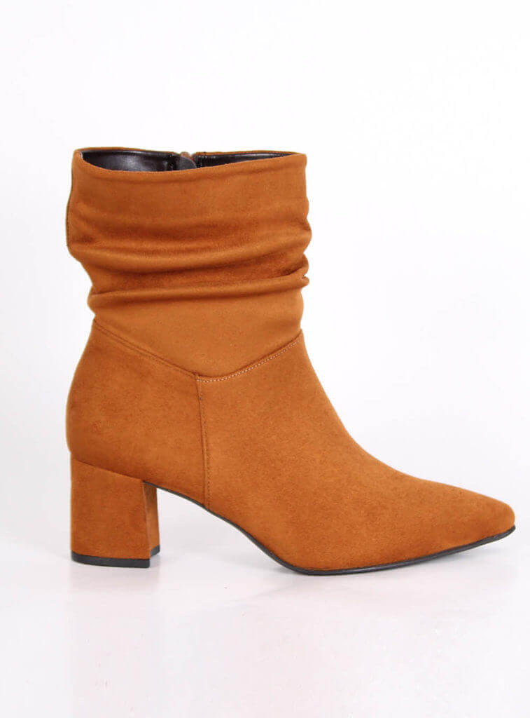 Ταμπά Suede Μποτάκια