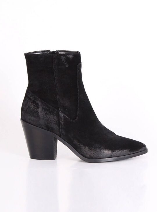 Δερμάτινα Μποτάκια Μαύρα Cowboy