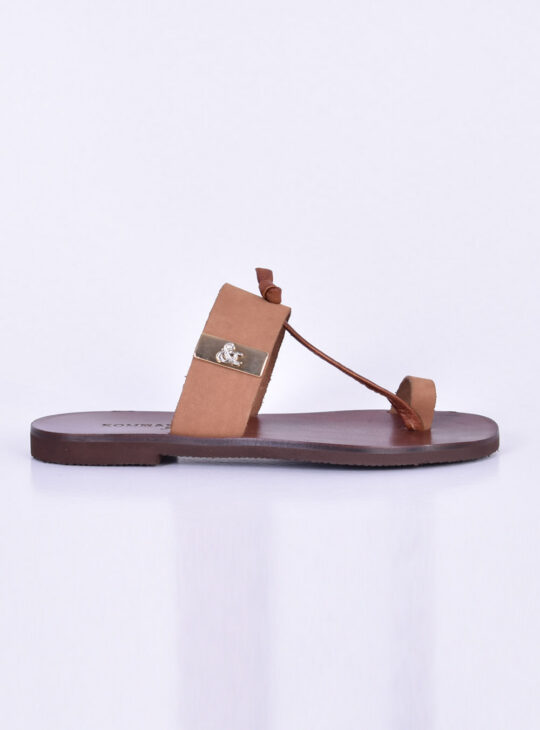 Ταμπά δερμάτινα πέδιλα/σανδάλια||Γυναικεία Καλοκαιρινά Παπούτσια