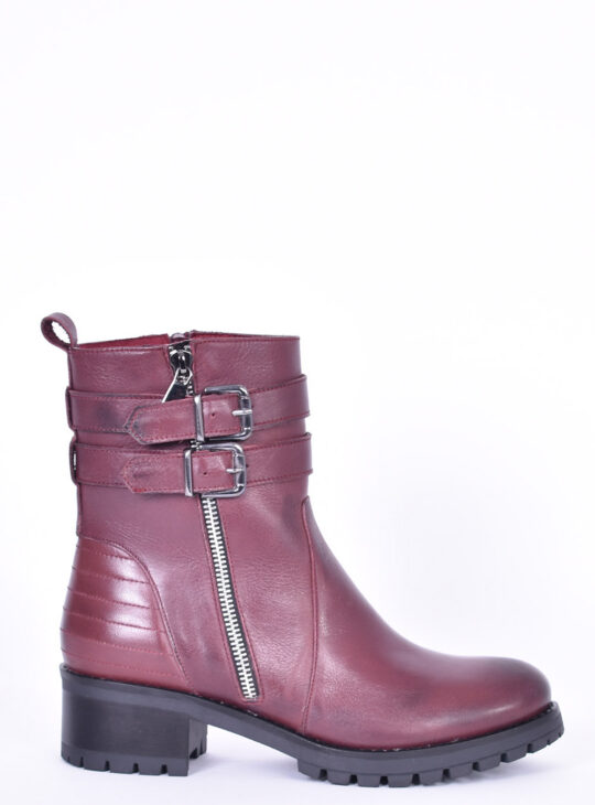 Δερμάτινα Μπορντό Αρβυλάκια Fardoulis Shoes