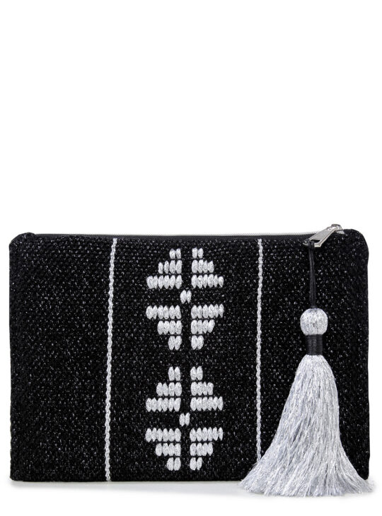 Τσαντάκι Argalios EXCUSIVE Floral BLACK