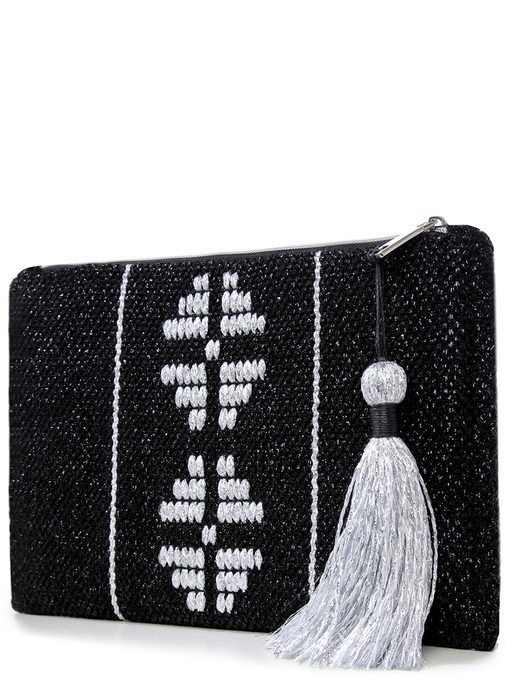 Τσαντάκι Argalios EXCUSIVE Floral BLACK - Image 2