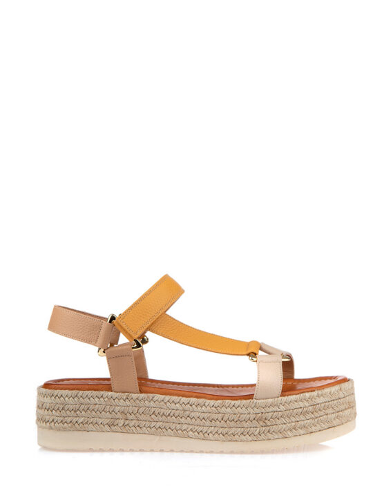 Flatforms δερμάτινα Fardoulis Shoes