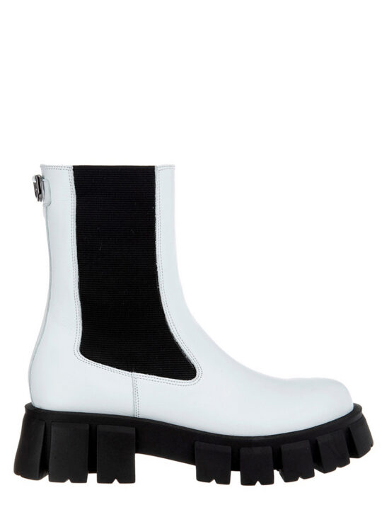 Άσπρα CHELSEA Μποτάκια FARDOULIS