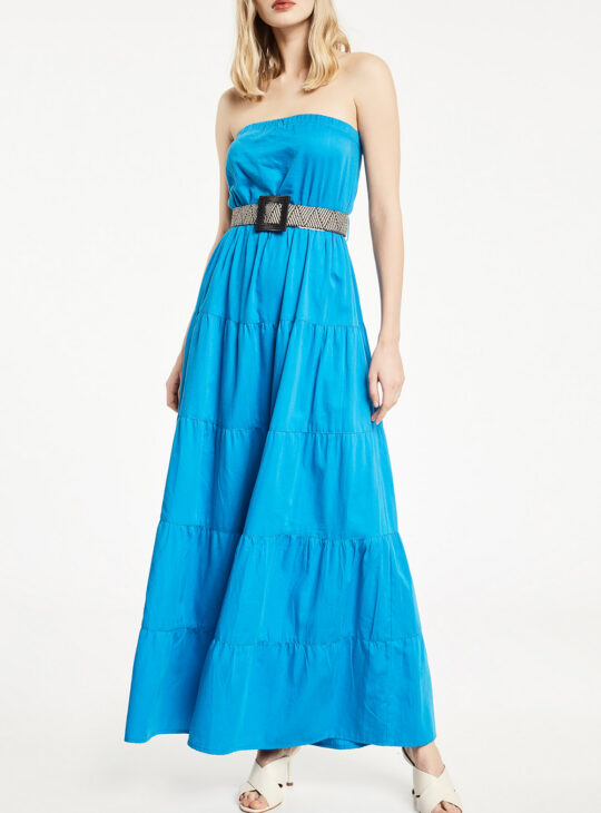 GAUDI μπλε μάξι φόρεμα βαμβακερό||ΓΥΝΑΙΚΕΙΑ ΦΟΡΕΜΑΤΑ||ΦΟΡΕΜΑ||ΓΥΝΑΙΚΕΙΑ ΡΟΥΧΑ