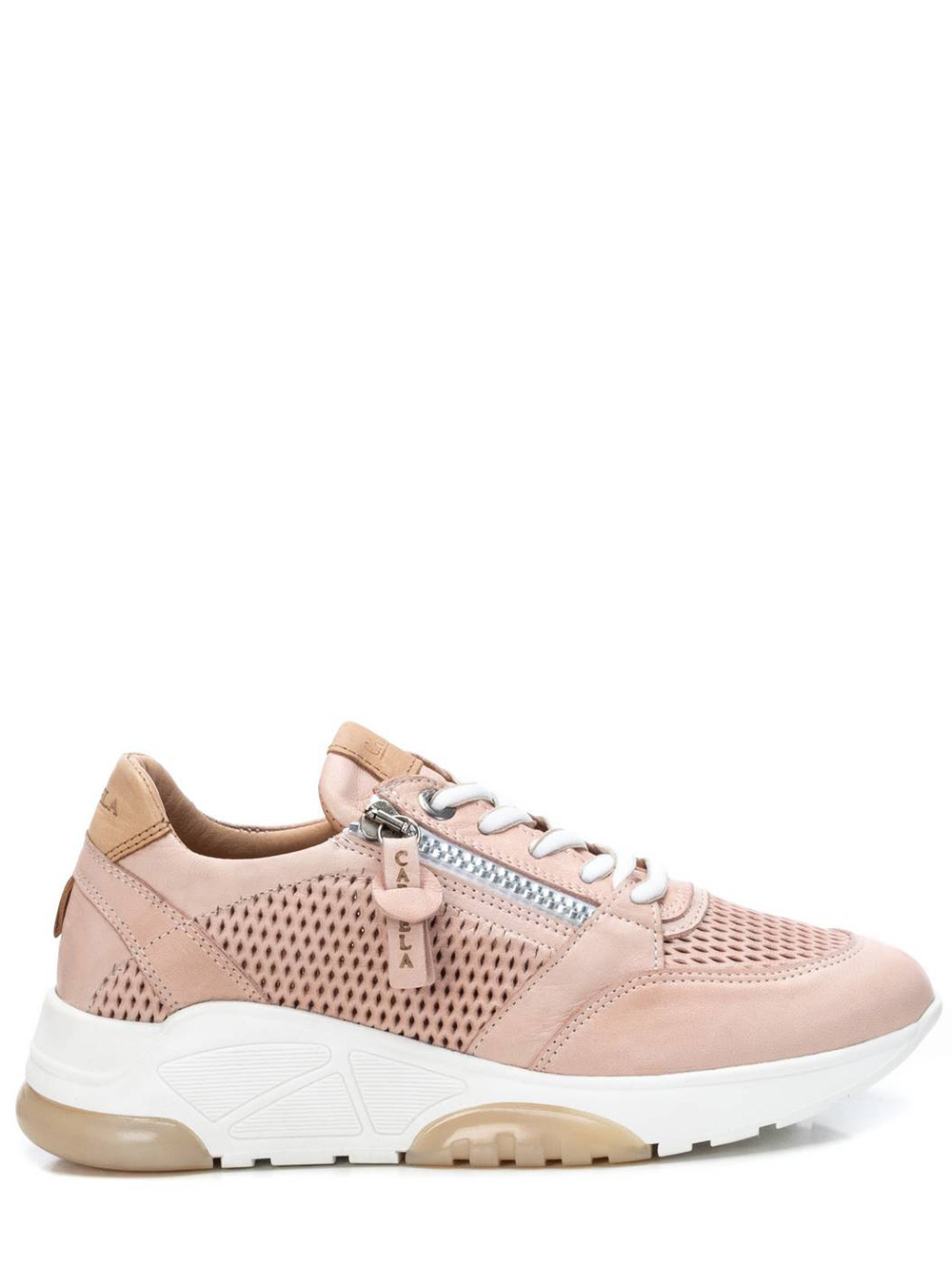 Δερμάτινα SNEAKERS CARMELA με φερμουάρ||ΓΥΝΑΙΚΕΙΑ ΑΘΛΗΤΙΚΑ