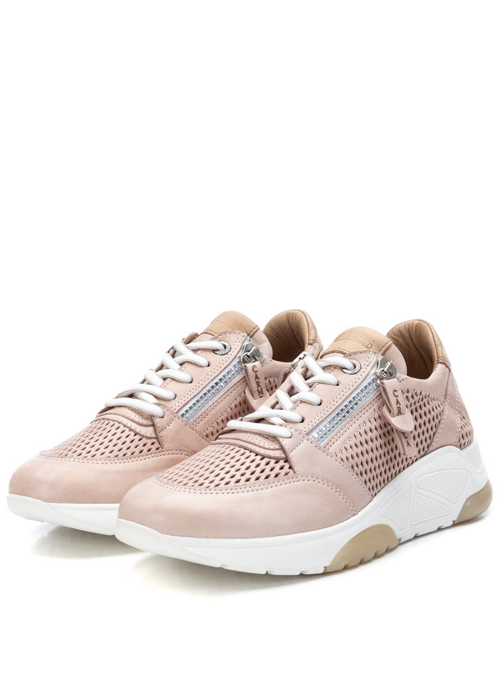 Δερμάτινα SNEAKERS CARMELA με φερμουάρ||ΓΥΝΑΙΚΕΙΑ ΑΘΛΗΤΙΚΑ