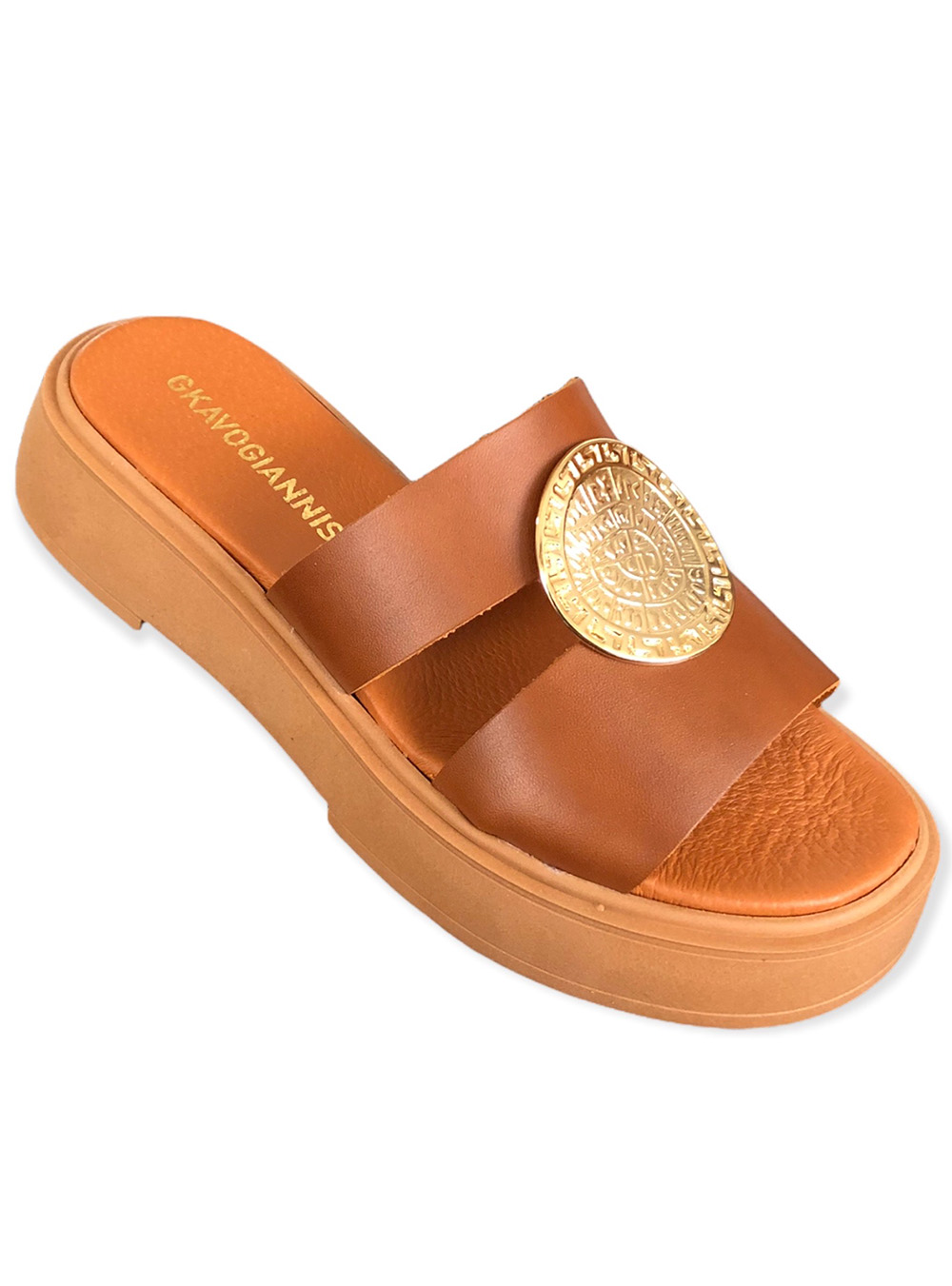 Ταμπά Δερμάτινα φλατ σανδάλια παντοφλε||ΓΥΝΑΙΚΕΙΑ ΚΑΛΟΚΑΙΡΙΝΑ ΠΑΠΟΥΤΣΙΑ||ΓΥΝΑΙΚΕΙΑ ΠΕΔΙΛΑ ΣΑΝΔΑΛΙΑ