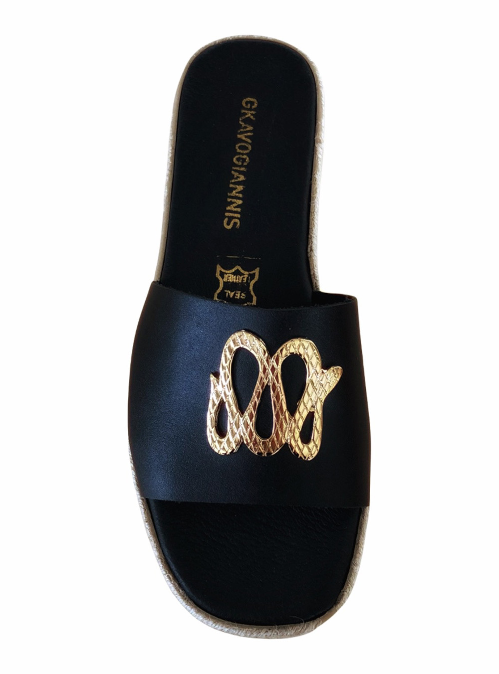 Δερμάτινα μαύρα σανδάλια παντόφλε||ΓΥΝΑΙΚΕΙΑ ΠΕΔΙΛΑ||ΓΥΝΑΙΚΕΙΑ ΣΑΝΔΑΛΙΑ||ΔΕΡΜΑΤΙΝΑ