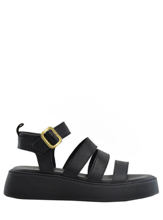 KOMIS & KOMIS Flatform Σανδάλια B33 Black