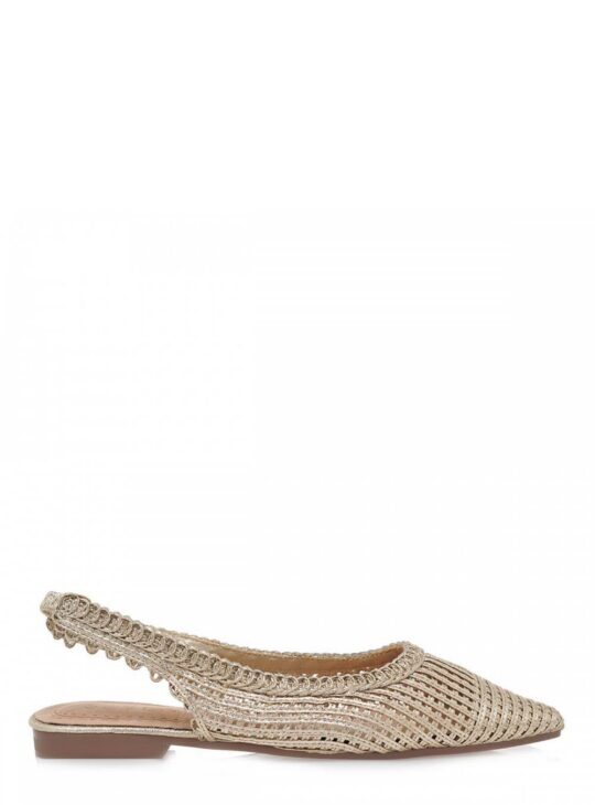 SEVEN SLINGBACK 566 LIGHT GOLD