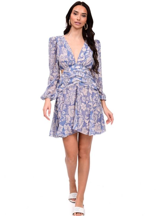 WE COSS Μίνι Φόρεμα Με Ανοίγματα Ciel