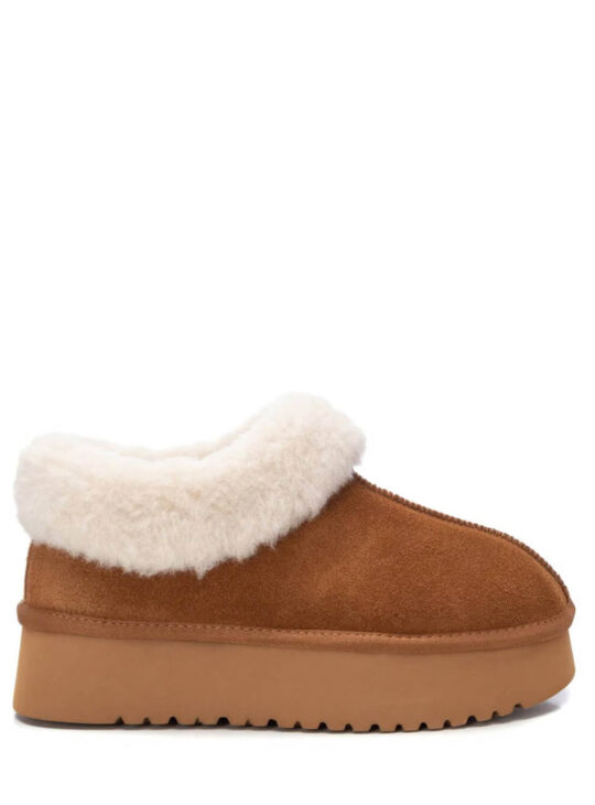 CARMELA Δερμάτινα σουέτ μποτάκια 162002 Camel.