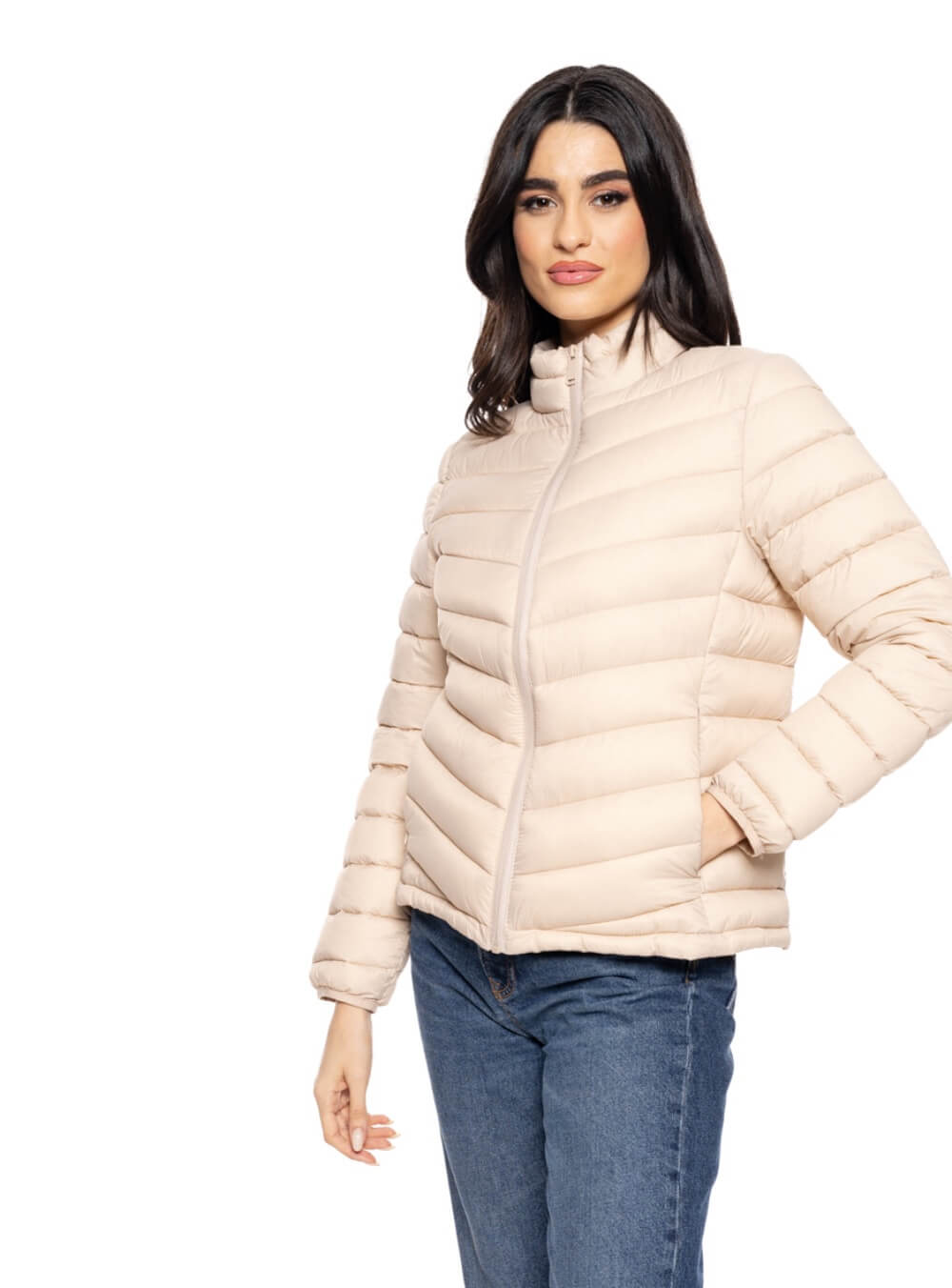 SPLENDID Γυναικείο μπουφάν ultra light σε μπεζ χρώμα. Ανακαλύψτε όλη τη νέα μας συλλογή σε γυναικεία ανοιξιάτικα μπουφάν.
