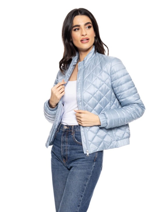 Γυναικείο μπουφάν ελαφρύ κατάλληλο για άνοιξη και φθινόπωρο σε υπέροχο χρώμα σιελ.SPLENDID FASHION||ΓΥΝΑΙΚΕΙΟ ΜΠΟΥΦΑΝ||ΓΥΝΑΙΚΕΙΑ ΡΟΥΧΑ