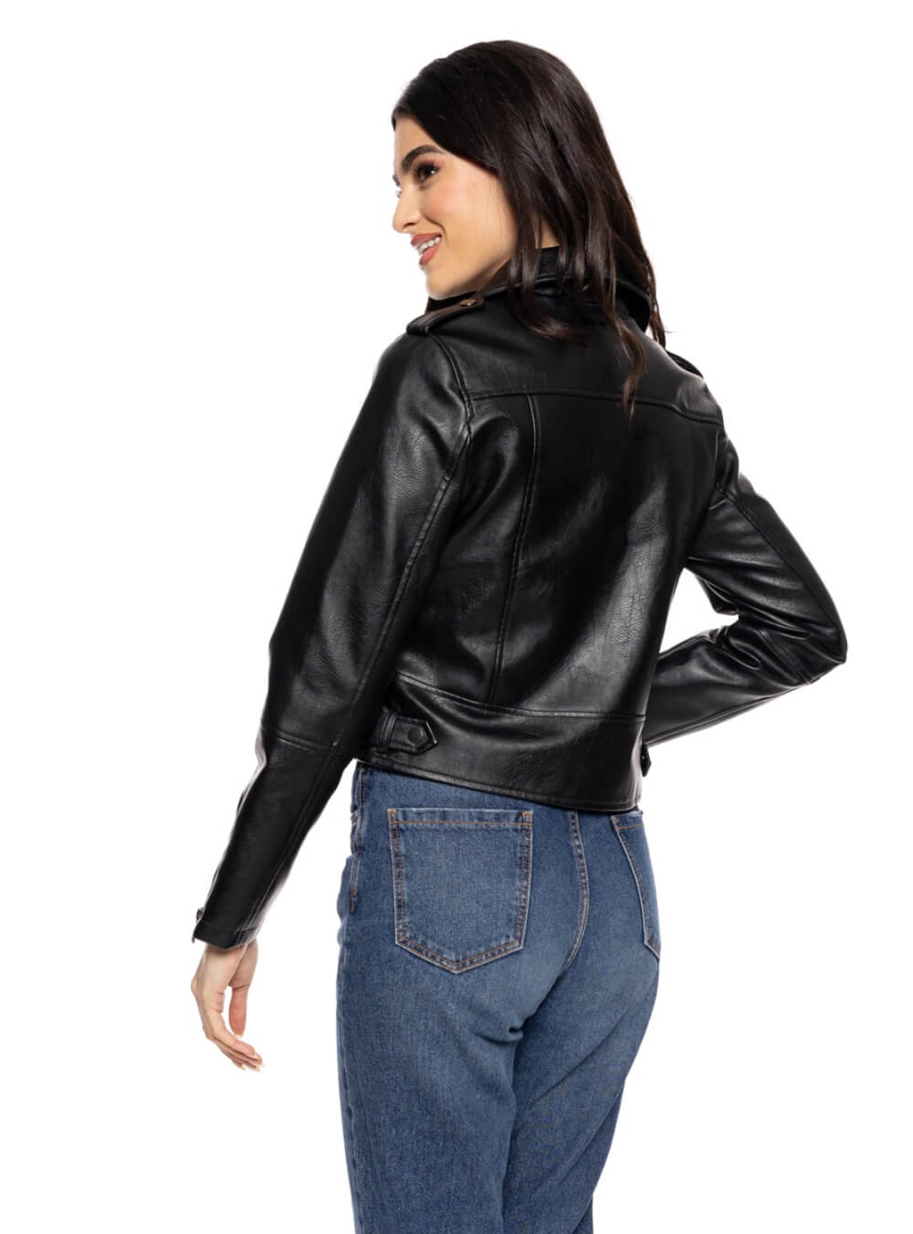 Γυναικείο μπουφάν δερματίνη σε μαυρο χρωμα στυλ biker SPLENDID FASHION||ΓΥΝΑΙΚΕΙΑ ΜΠΟΥΦΑΝ BIKER||ΓΥΝΑΙΚΕΙΑ ΡΟΥΧΑ||ΓΥΝΑΙΚΕΙΑ ΜΠΟΥΦΑΝ