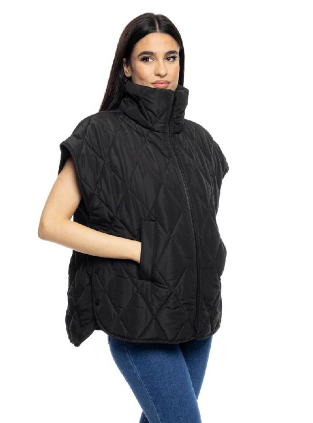 SPLENDID ΓΥΝΑΙΚΕΙΟ ΓΙΛΕΚΟ ΑΜΑΝΙΚΟ ΤΥΠΟΥ ΠΟΝΤΣΟ ΣΕ ΜΑΥΡΟ ΧΡΩΜΑ||ΑΝΟΙΞΙΑΤΙΚΑ ΜΠΟΥΦΑΝ ||ΓΥΝΑΙΚΕΙΑ ΜΠΟΥΦΑΝ||ΓΥΝΑΙΚΕΙΑ ΡΟΥΧΑ