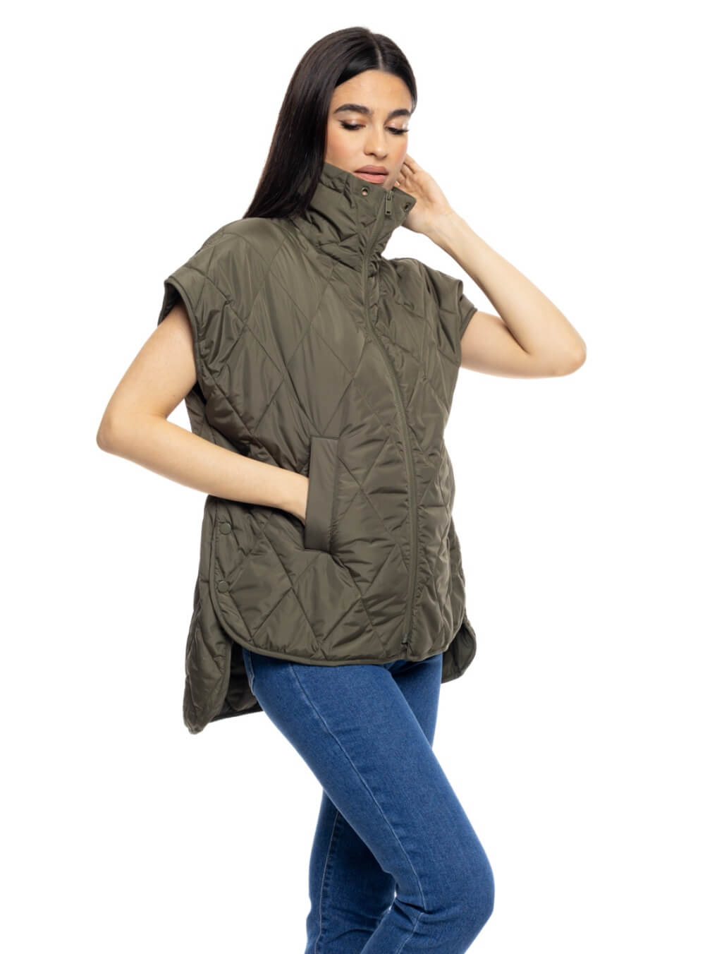 SPLENDID ΓΥΝΑΙΚΕΙΟ ΓΙΛΕΚΟ ΑΜΑΝΙΚΟ ΤΥΠΟΥ ΠΟΝΤΣΟ ΣΕ ΧΑΚΙ ΧΡΩΜΑ||ΑΝΟΙΞΙΑΤΙΚΑ ΜΠΟΥΦΑΝ ||ΓΥΝΑΙΚΕΙΑ ΜΠΟΥΦΑΝ||ΓΥΝΑΙΚΕΙΑ ΡΟΥΧΑ