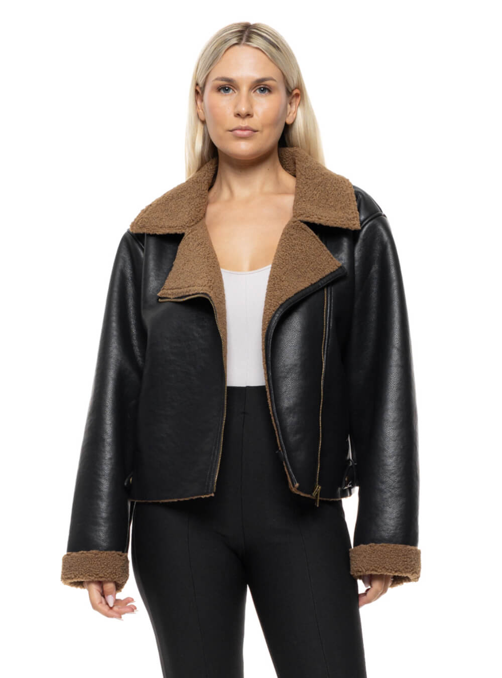 BISTON ΜΠΟΥΦΑΝ ΔΕΡΜΑΤΙΝΗ ΚΑΦΕ ΚΟΝΤΟ ||ΓΥΝΑΙΚΕΙΑ ΜΟΥΤΟΝ || ΓΥΝΑΙΚΕΙΑ ΚΟΝΤΑ ΜΠΟΥΦΑΝ||WINTER FASHION