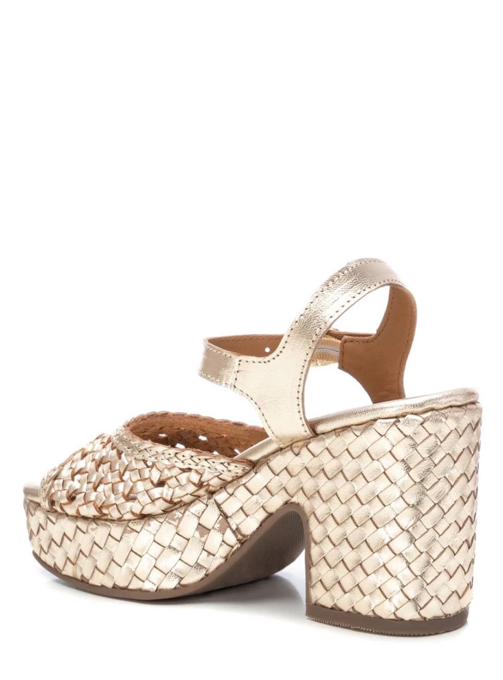 CARMELA Δερμάτινα Πέδιλα 161637 ORO - Image 4