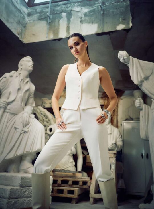 DESIREE Γιλέκο Ecru