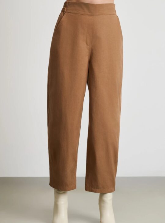 DESIREE Ψηλόμεσο Παντελόνι BROWN