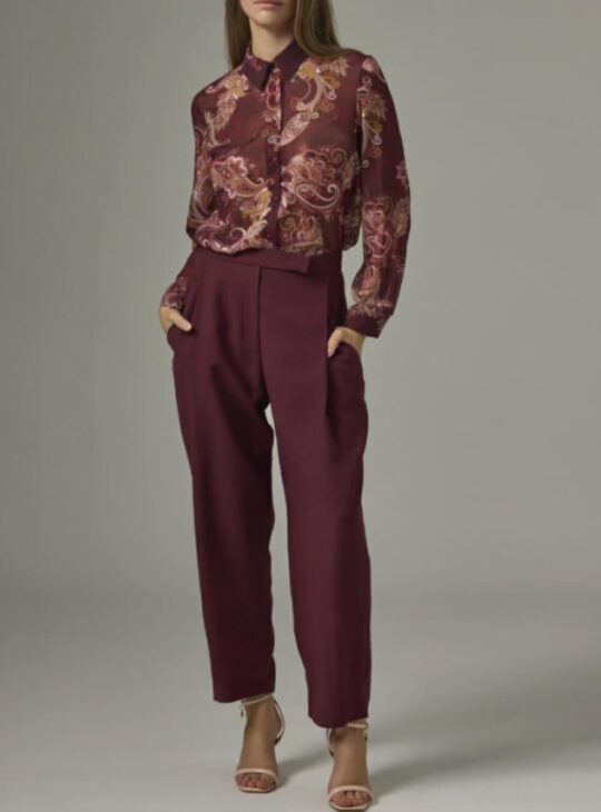 DESIREE Παντελόνι BURGUNDY