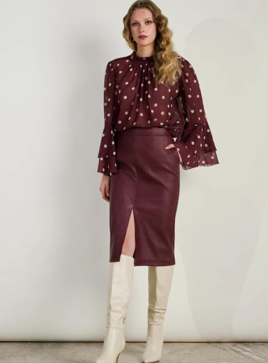 DESIREE Μίντι Φούστα BURGUNDY