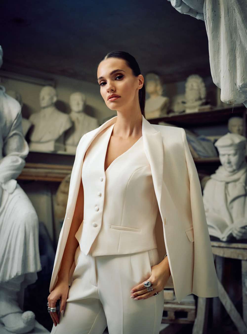 DESIREE Γυναικείο Σακάκι ECRU