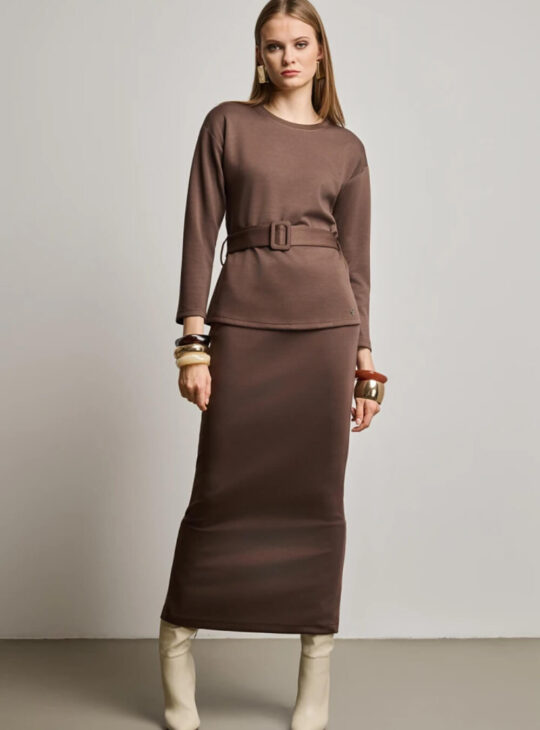 DESIREE SET ΜΠΛΟΥΖΑ ΦΟΥΣΤΑ ΜΑΞΙ ΚΑΦΕ||ΓΥΝΑΙΚΕΙΑ ΣΕΤ ΜΕ ΦΟΥΣΤΕΣ||ΧΕΙΜΕΡΙΝΕΣ ΕΚΠΤΩΣΕΙΣ||ΓΥΝΑΙΚΕΙΑ ΡΟΥΧΑ