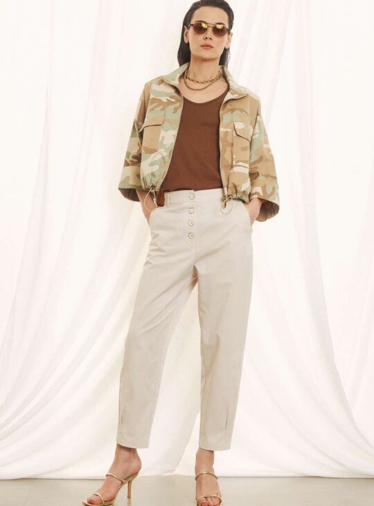 EIGHTY2 Κοντό Μπουφάν MILITARY