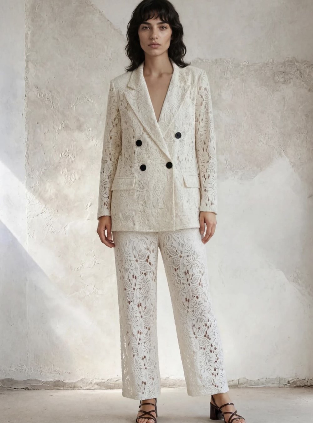 ESCAPE Παντελόνι Κεντημένο Floral - Image 2