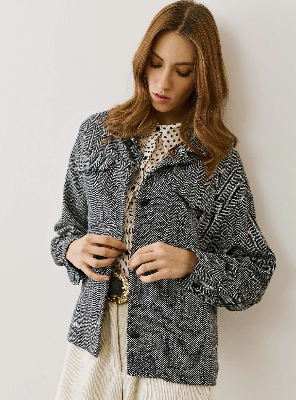 FIGARO Γυναικείο Πουκάμισο BLACK