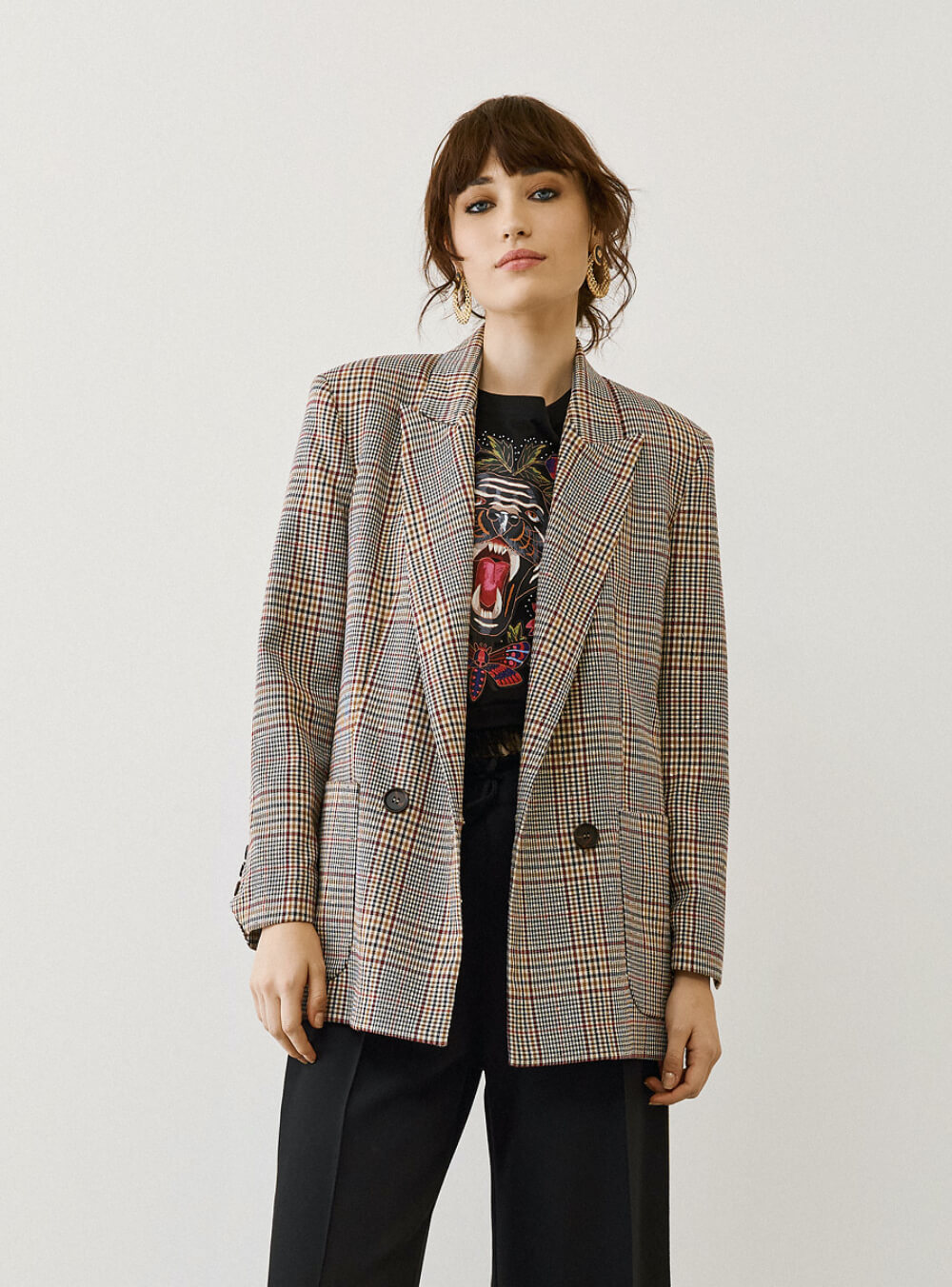 FIGARO Γυναικείο Σακάκι Καρό