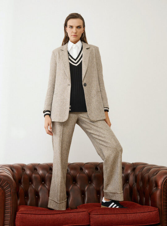 FIGARO Γυναικείο Σακάκι NATURE