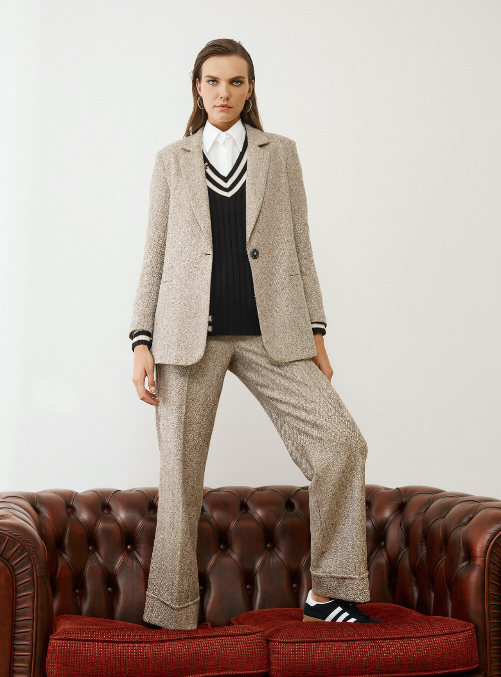 FIGARO Γυναικείο Σακάκι NATURE