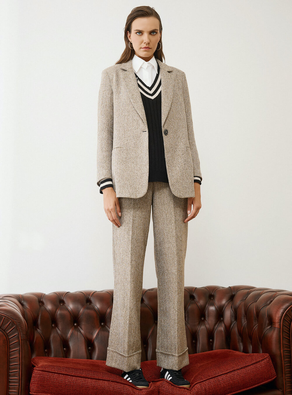 FIGARO Γυναικείο Σακάκι NATURE - Image 2