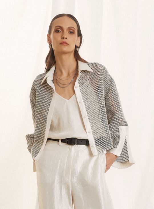 FIGARO Πουκάμισο Διάτρητο