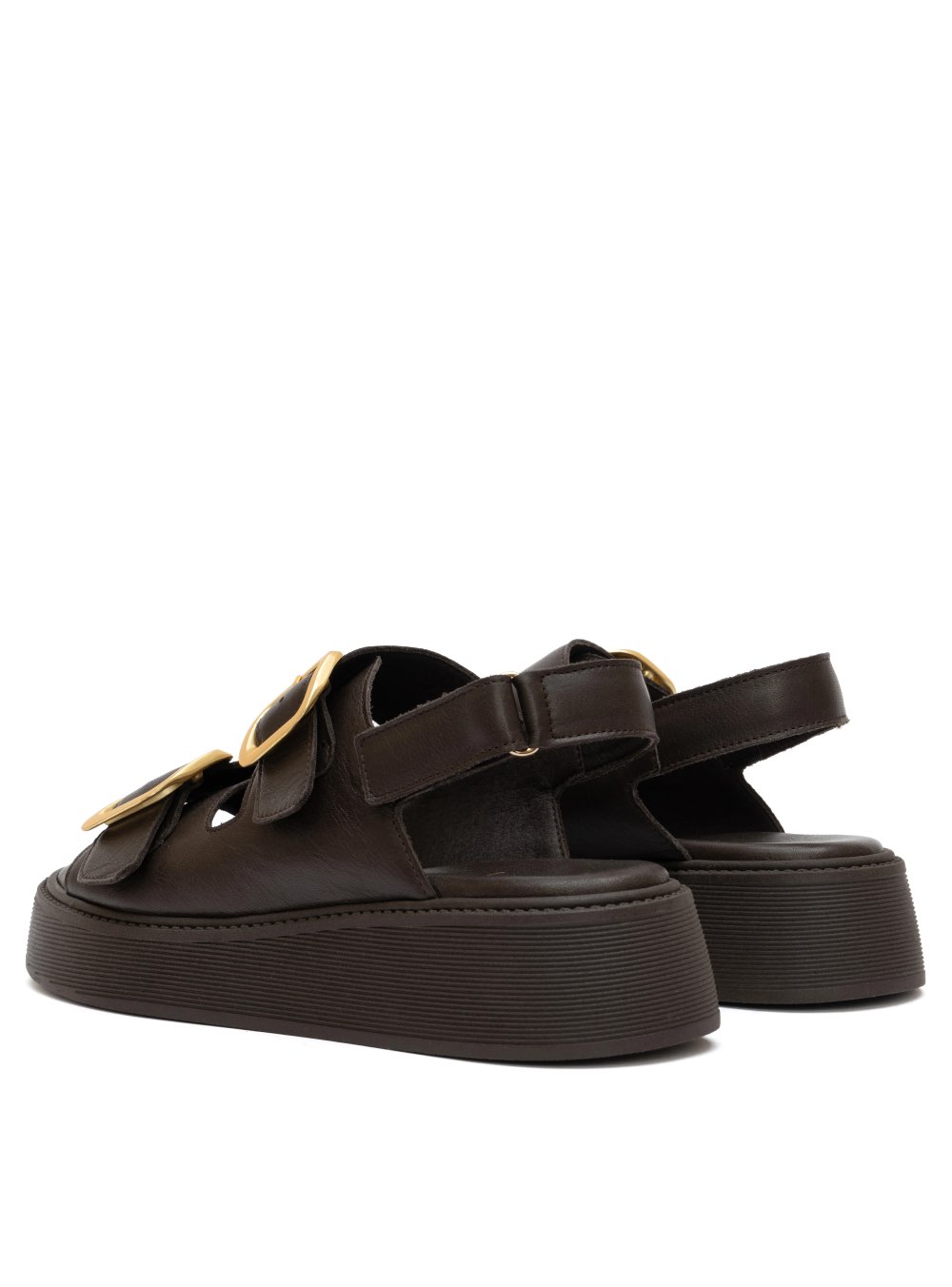 Γυναικεία flatform σανδάλια κατασκευασμένα από δέρμα υψηλής ποιότητας εσωτερικά και εξωτερικά,με άνετο μαλακό πάτο KOMIS &KOMIS.