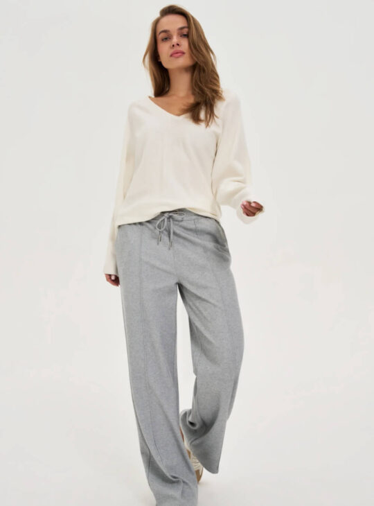 ΓΥΝΑΙΚΕΙΟ ΓΚΡΙ ΠΑΝΤΕΛΟΝΙ ΦΟΡΜΑΣ MOODO WIDE LEG