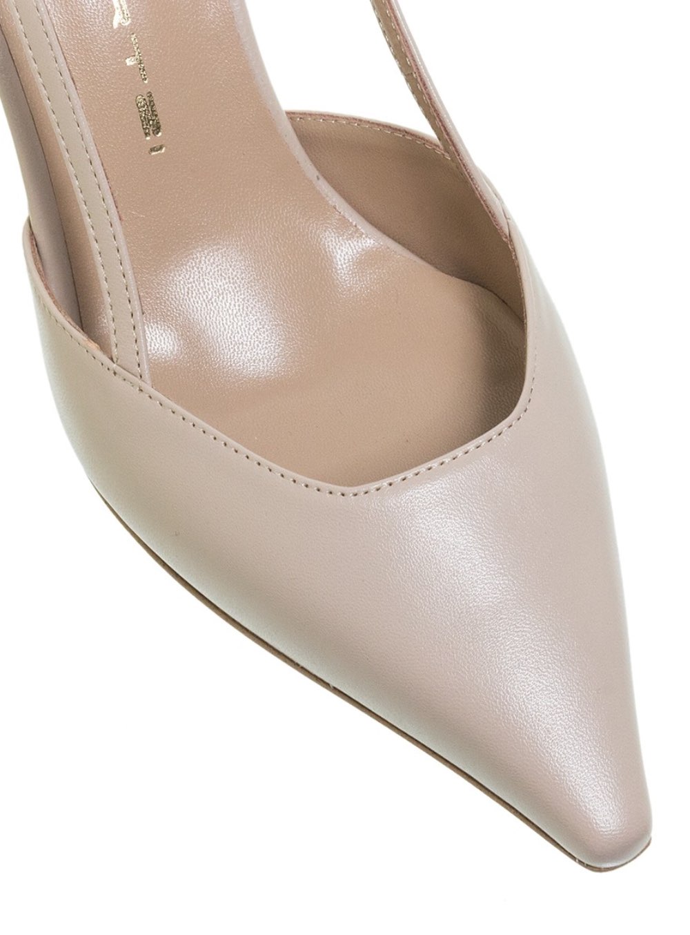 MOURTZI Slingback Δερμάτινες Γόβες BISCUIT - Image 3