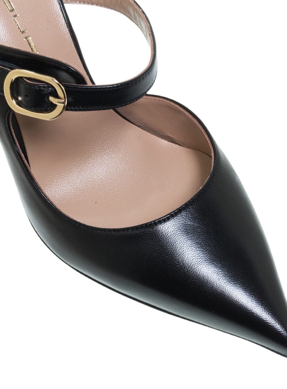 MOURTZI Δερμάτινα Mules BLACK - Image 2