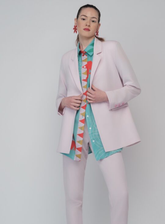 NEW AGE Γυναικείο Σακάκι OLIVIA PINK