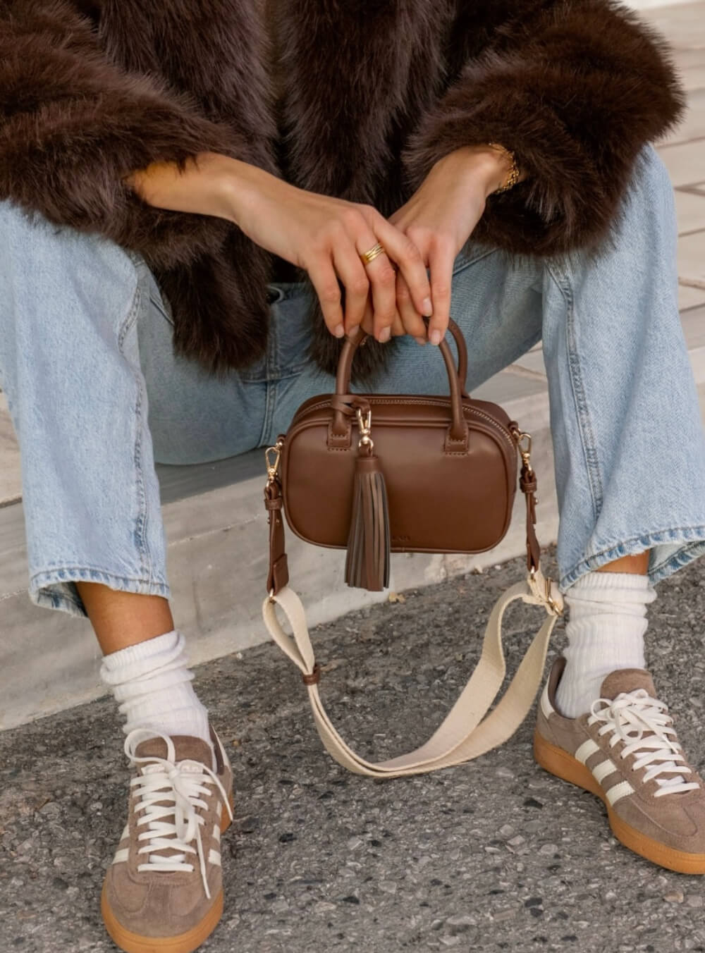 NOLAH LAURA BROWN||ΤΣΑΝΤΕΣ NOLAH||ΓΥΝΑΙΚΕΙΕΣ ΤΣΑΝΤΕΣ ΧΕΙΡΟΣ ΩΜΟΥ ΧΙΑΣΤΙ||NOLAH BAGS||ΚΑΦΕ ΤΣΑΝΤΑ