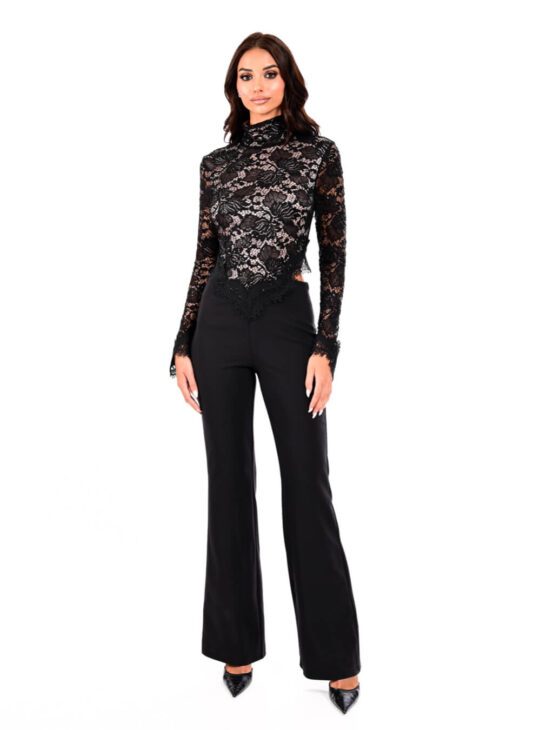 ΟΛΟΣΩΜΗ ΦΟΡΜΑ ΜΕ ΔΑΝΤΕΛΑ ΜΑΥΡΗ ΚΑΜΠΑΝΑ ||WE COSS||ΟΛΟΣΩΜΗ ΦΟΡΜΑ ||JUMSUIT||ΓΥΝΑΙΚΕΙΕΣ ΟΛΟΣΩΜΕΣ ΦΟΡΜΕΣ ΕΠΙΣΗΜΕΣ