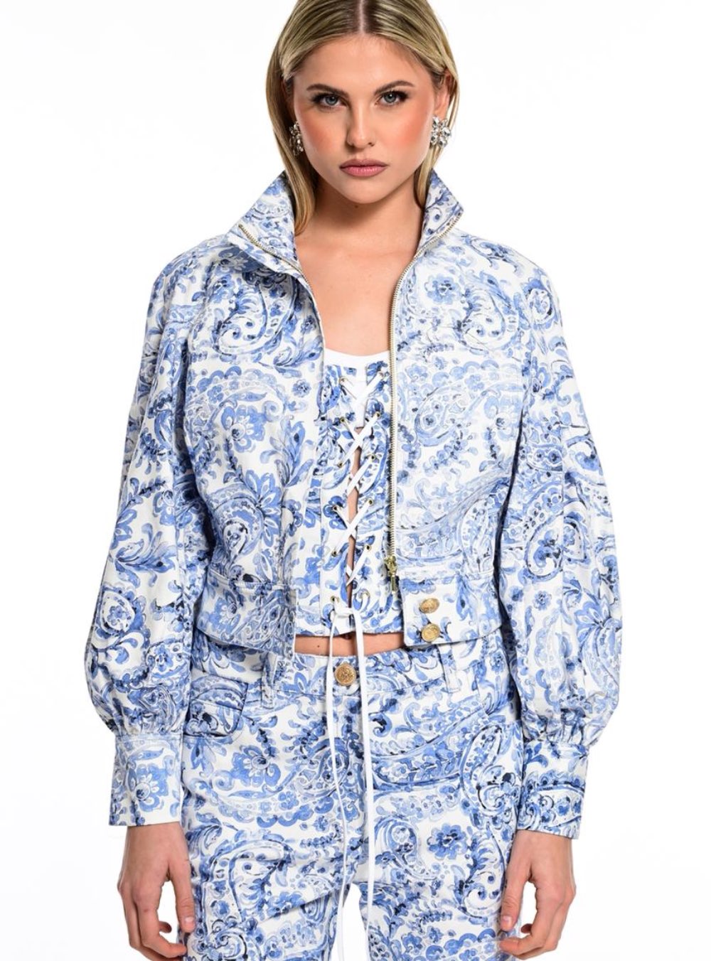 WE COSS Εμπριμέ Jacket