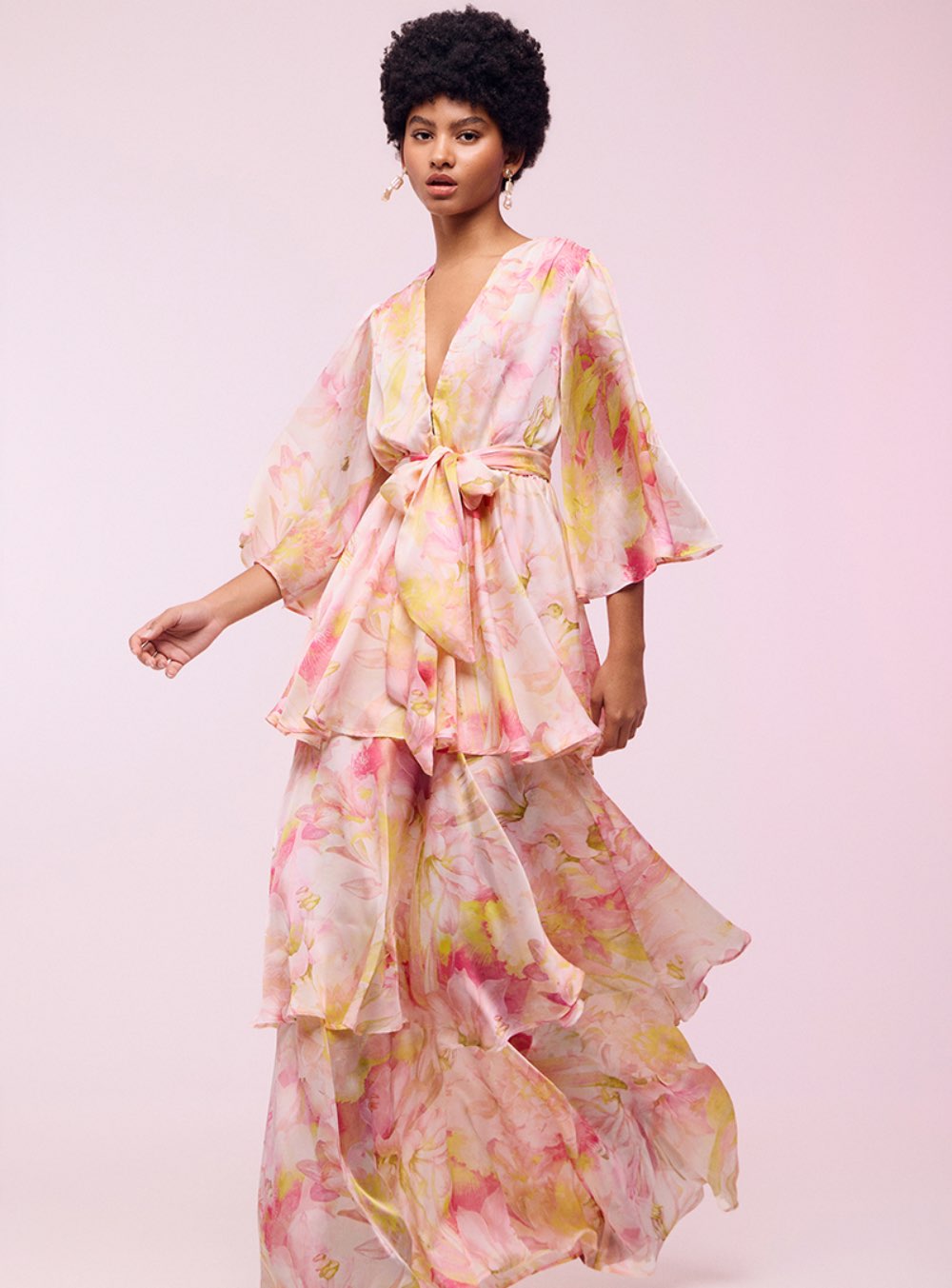 BE YOU Φόρεμα Μάξι FLORAL - Image 4