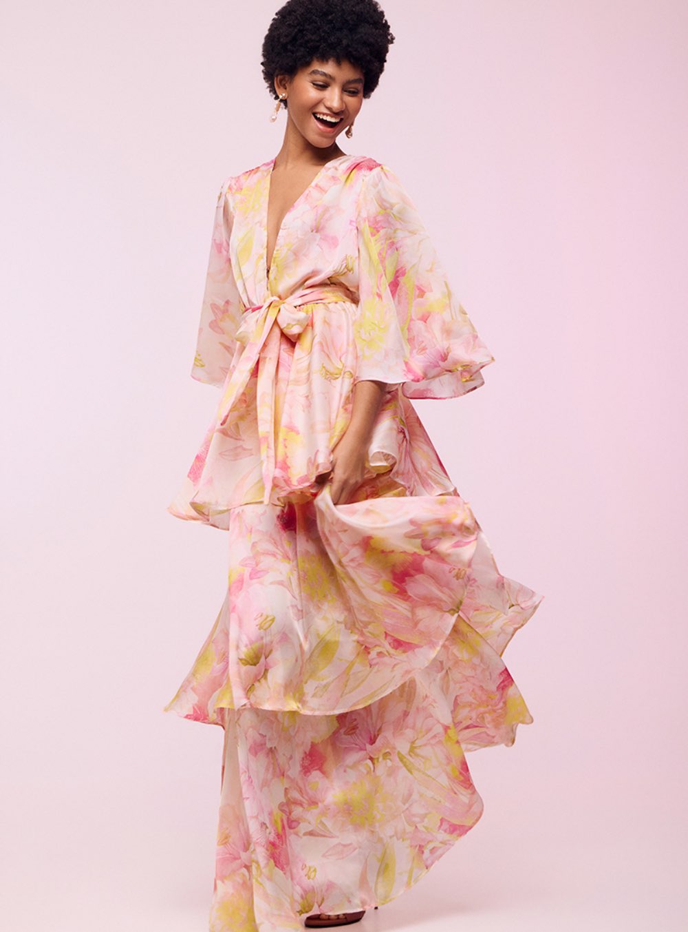 BE YOU Φόρεμα Μάξι FLORAL - Image 2